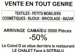 Vente en tout genre