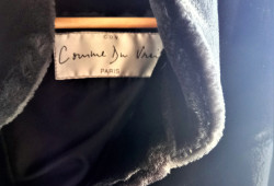 Manteau fourrure noir