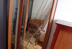 Vitrine merisier 170