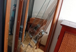 Vitrine merisier 170