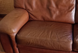 Canapé +fauteuil cuir