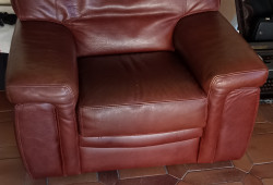 Canapé +fauteuil cuir